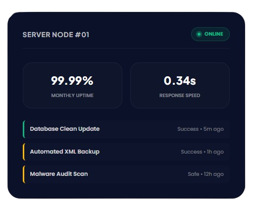 Secure Hosting, Technical Support & Maintenance
